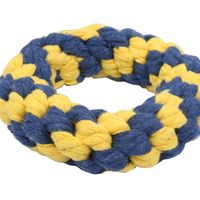 Fashion Hand-woven Rope Loops Donuts Pets Toy main image 6