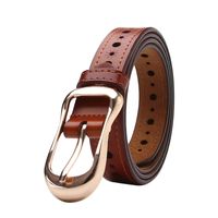 Simple Buckle Pure Cowhide Belt Wholesale main image 6