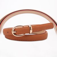Korean Style Buckle Thin Belt Wholesale main image 3