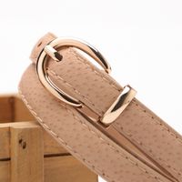 Korean Style Buckle Thin Belt Wholesale main image 5