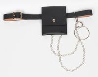 Punk Style Retro Mini Detachable Small Waist Bag Decorative Thin Pu Belt main image 3
