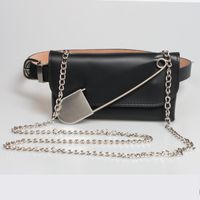 Punk Style Chain Pin Waist Bag Decor Belt main image 2