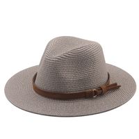 Simple Sunscreen Sunshade Cowboy Straw Hat main image 3