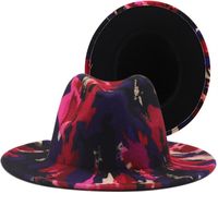 Fashion Clown Big Brim Wool Felt Hat main image 5