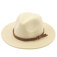 Simple Sunscreen Sunshade Cowboy Straw Hat sku image 17