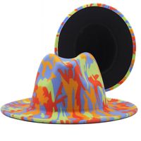 Fashion Clown Big Brim Wool Felt Hat sku image 1