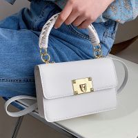 Fashion Metal Botton Messenger Square Bag main image 4