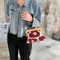 Fashion Pearl Chain Clip-on Shoulder Bag main image 4