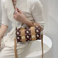 Fashion Printed Flip Lock Handbag Messenger Bag sku image 2