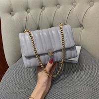 Small Pu Leather Streetwear Chain Bag Shoulder Bags sku image 4