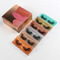 Natural False Eyelashes 10 Pairs Boxed Wholesale main image 6