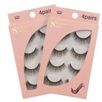 Fashion 4 Pairs Of 3d Mink False Eyelashes main image 16