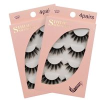 Fashion 4 Pairs Of 3d Mink False Eyelashes sku image 8