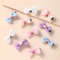 Koreanische Einfache Kinder Bowknot Haarseil Großhandel main image 1