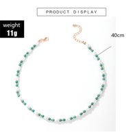 Simple Contrast Color Pearl Necklace Wholesale main image 8