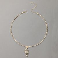 New Simple Diamond Snake-shaped Pendant Anklet main image 3