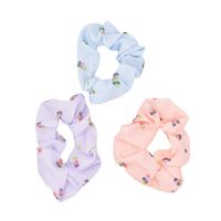 Korean Style Small Floral Fabric Folds Elastic Hair Rope main image 6