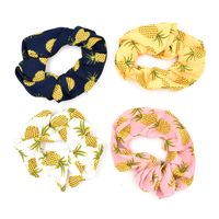 Retro Pineapple Fruit Fabric Printed Hair Rope main image 6