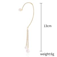 Korean Style Rear Hanging Tassel Pearl Without Pierced Long Ear Bone Clip main image 6