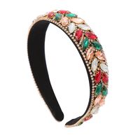 Retro Inlaid With Color Rhinestones Headband Wholesale main image 2