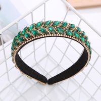 Retro Inlaid With Color Rhinestones Headband Wholesale main image 4