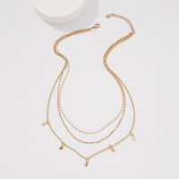 New Five-pointed Star Geometric Multi-layer Clavicle Chain main image 4