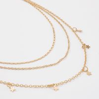 New Five-pointed Star Geometric Multi-layer Clavicle Chain main image 5