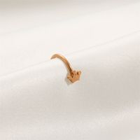 Simple Stainless Steel Crown C-shaped Holeless Ear Clips main image 3