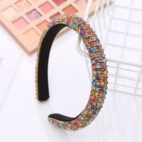 90064 New Rock Headband European And American Full Diamond Sponge With Diamond Headband Rhinestone-encrusted Hair Accessories For Women sku image 2