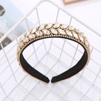 Retro Inlaid With Color Rhinestones Headband Wholesale sku image 1