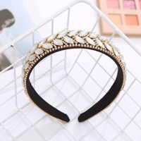 Retro Inlaid With Color Rhinestones Headband Wholesale sku image 4