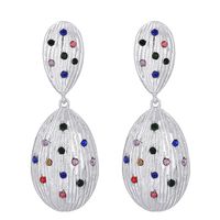 Retro Geometric Drop-shaped Alloy Earrings sku image 5