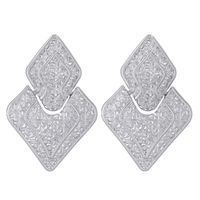 Retro Geometric Ethnic Pattern Earrings Wholesale sku image 2