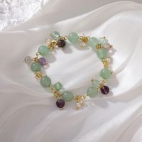 Bracelet De Perles Vertes À Un Seul Cercle De Style Coréen sku image 1