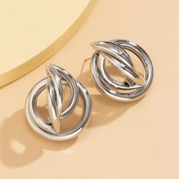 Einfacher Stil Geometrisch Eisen Ohrringe sku image 1