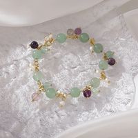 Bracelet De Perles Vertes À Un Seul Cercle De Style Coréen main image 5