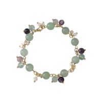 Bracelet De Perles Vertes À Un Seul Cercle De Style Coréen main image 6