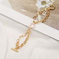 Retro Chain Peach Heart Creative Alloy Double Layer Anklet main image 5