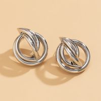 Einfacher Stil Geometrisch Eisen Ohrringe main image 4