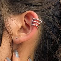 Simple Pearl Metal Ear Clip Wholesale main image 1