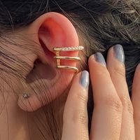 Simple Pearl Metal Ear Clip Wholesale main image 3