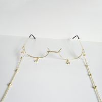 Korean Style Chain Drop Pendant Decoration Lower Half-frame Glasses sku image 1