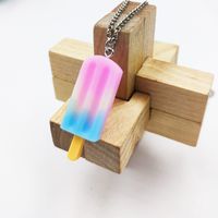 Simple Three-color Ice Cream Pendant Necklace sku image 4