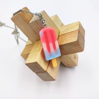 Simple Three-color Ice Cream Pendant Necklace sku image 5