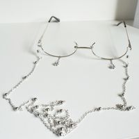 Korean Style Chain Drop Pendant Decoration Lower Half-frame Glasses main image 5