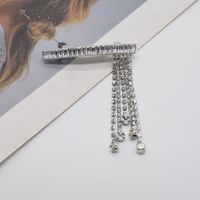 Fashion Zircon Crystal Tassel Hair Clip Wholesale main image 5