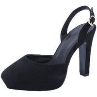 Fashion Pointed Toe High-heeled Thick-heeled Suede Sandals sku image 1