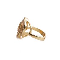 Fashion Geometric Zircon Twisted Heart-shaped Ring Wholesale main image 6