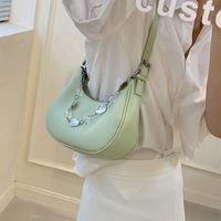 Fashion Chain Solid Color One-shoulder Armpit Bag sku image 3