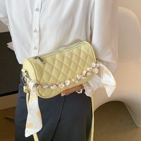 Fashion Chain Messenger Single Shoulder Armpit Small Square Bag sku image 2